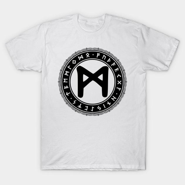 Rune Mannaz T-Shirt by SFPater